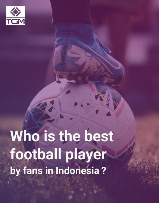 Cristiano Ronaldo is the best football player by fans from Indonesia