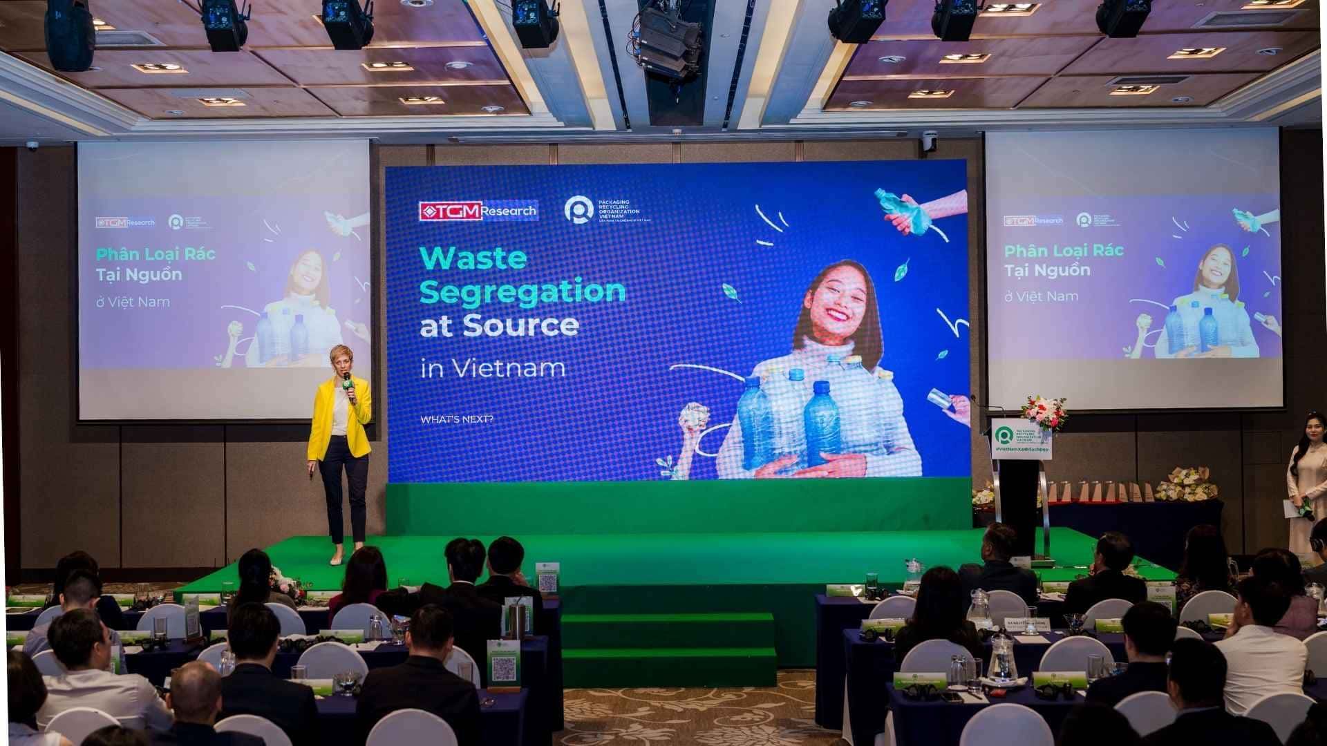 Tatiana Masalska-Laska, delivered insights on the study: "Waste Segregation at Source in Vietnam."