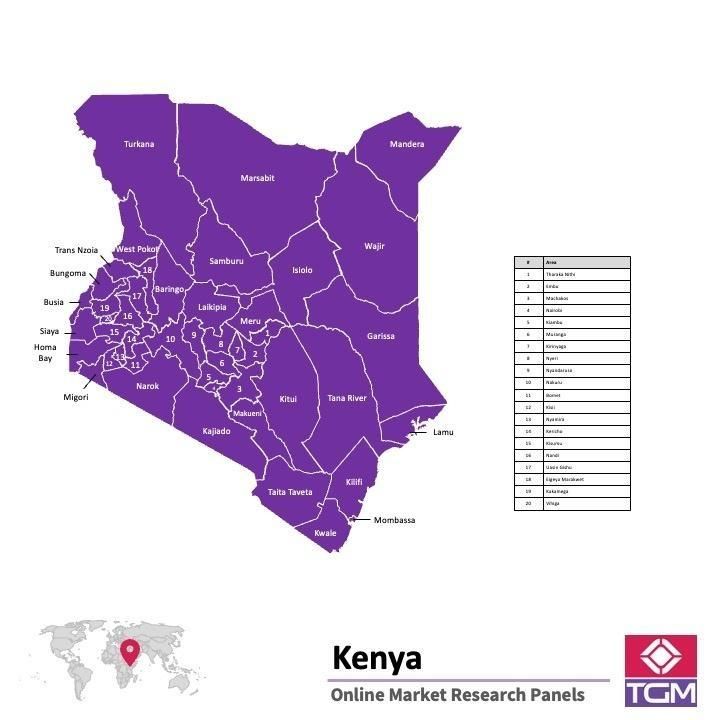 Online panel in Kenya 