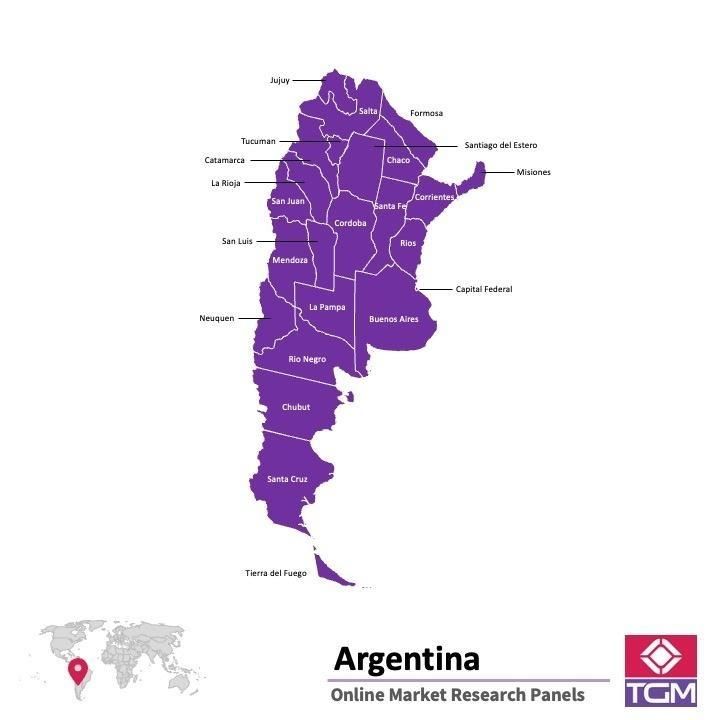 Online panel in Argentina 