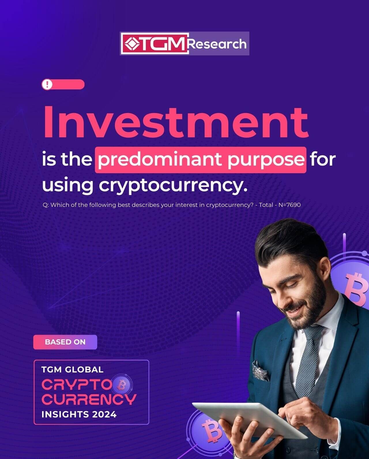 Investment is the predominant purpose for using cryptocurrency.