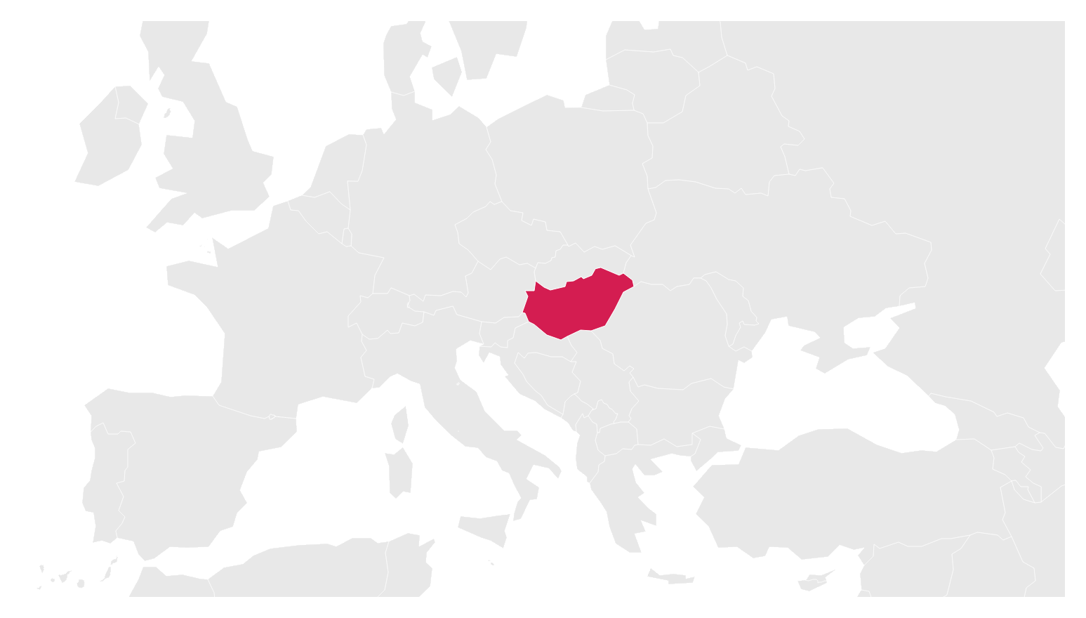 TGM case study map - Hungary