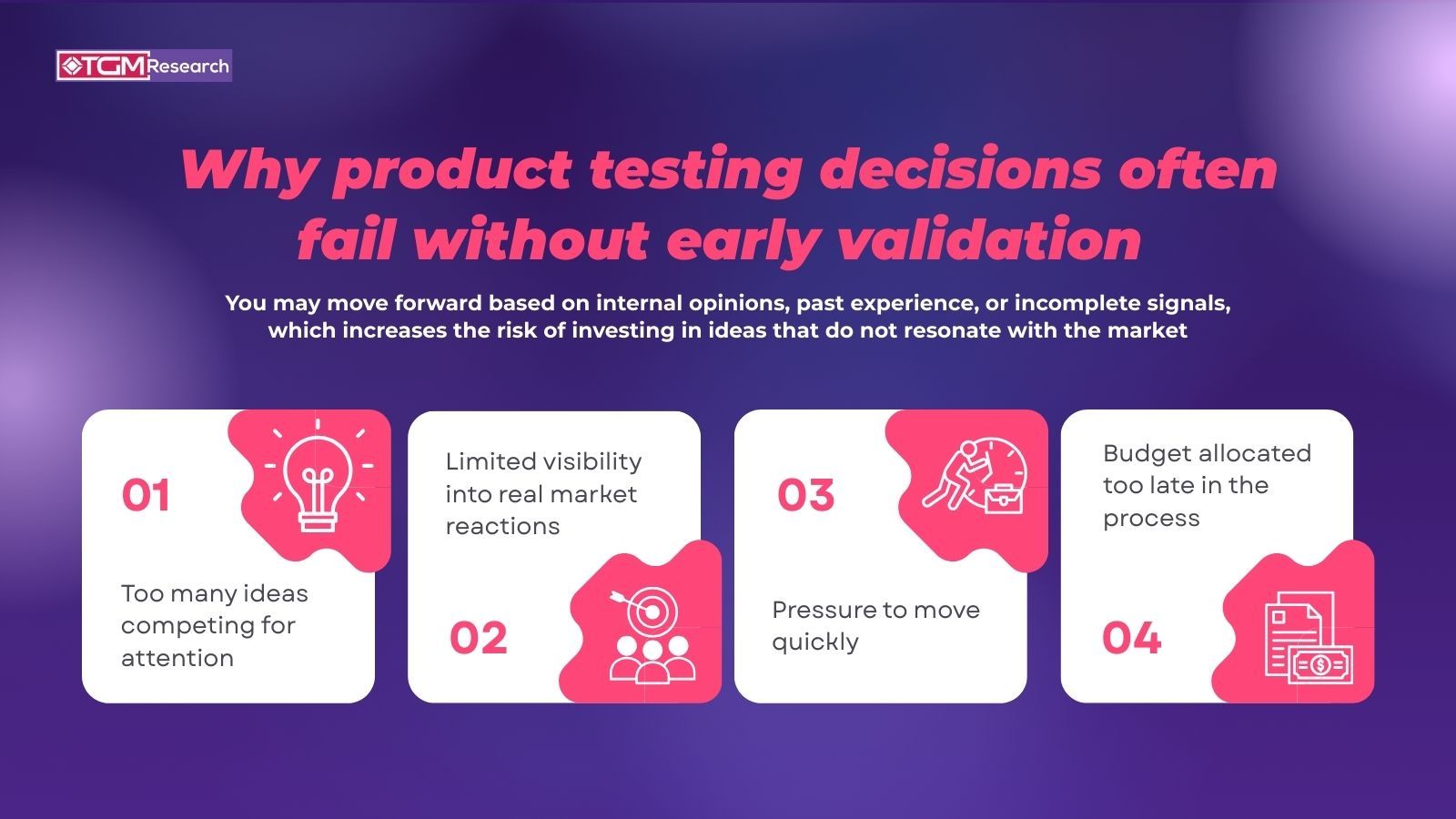 Why product testing decisions often fail without early validation 