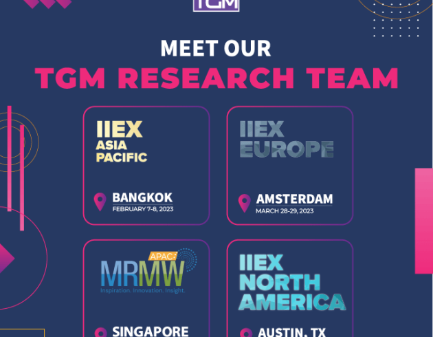 We look forward to connecting with like-minded professionals worldwide, discovering new ideas, and hopefully getting to meet our potential clients and partners in real life! TGM Research attendance schedule as follows: