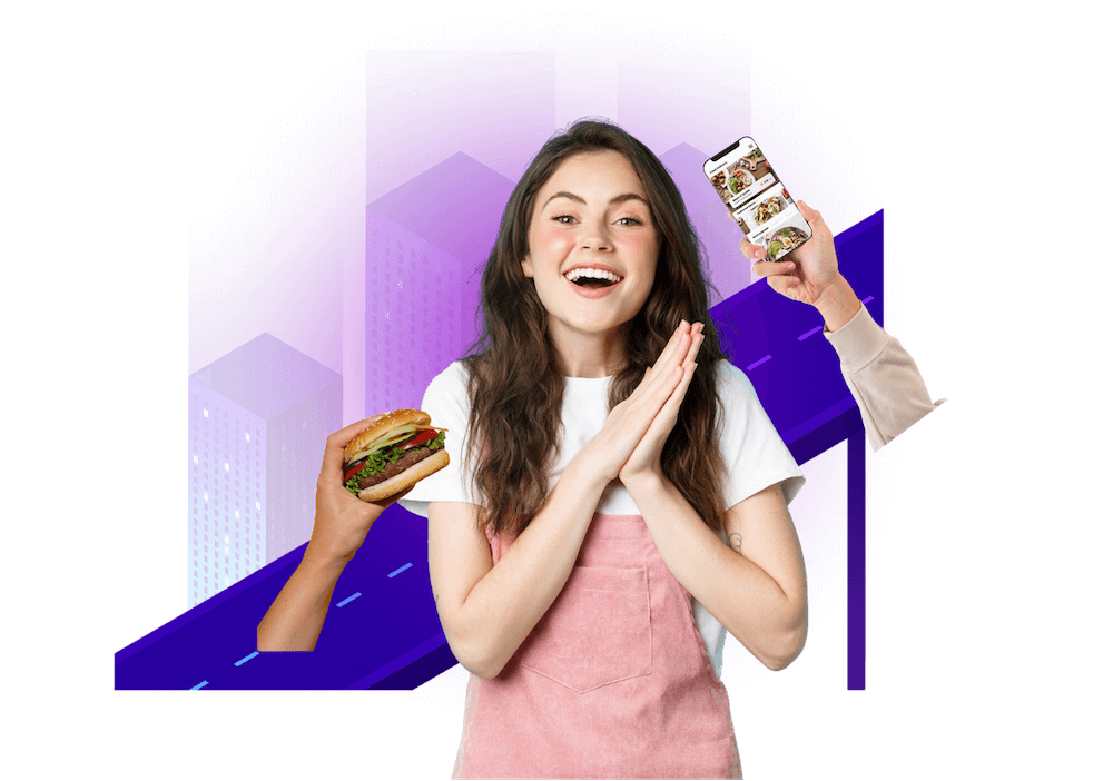  hero banner for food delivery webinar landing page