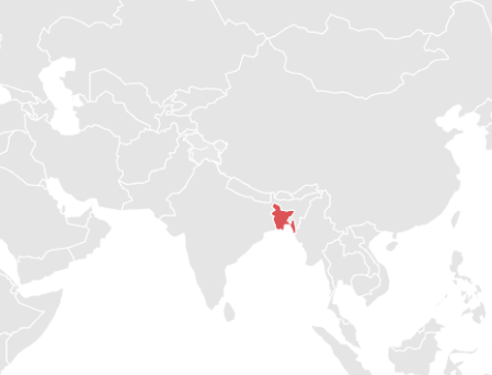 TGM case study map - Bangladesh