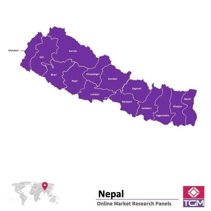 Online panel in Nepal 
