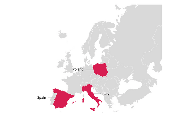 TGM case study map - European Union