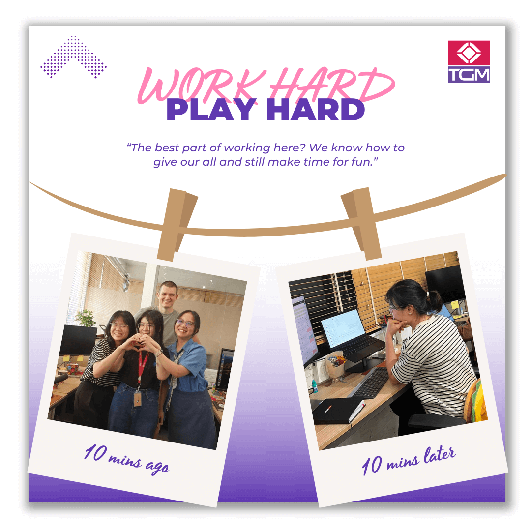 Work hard play hard at TGM 