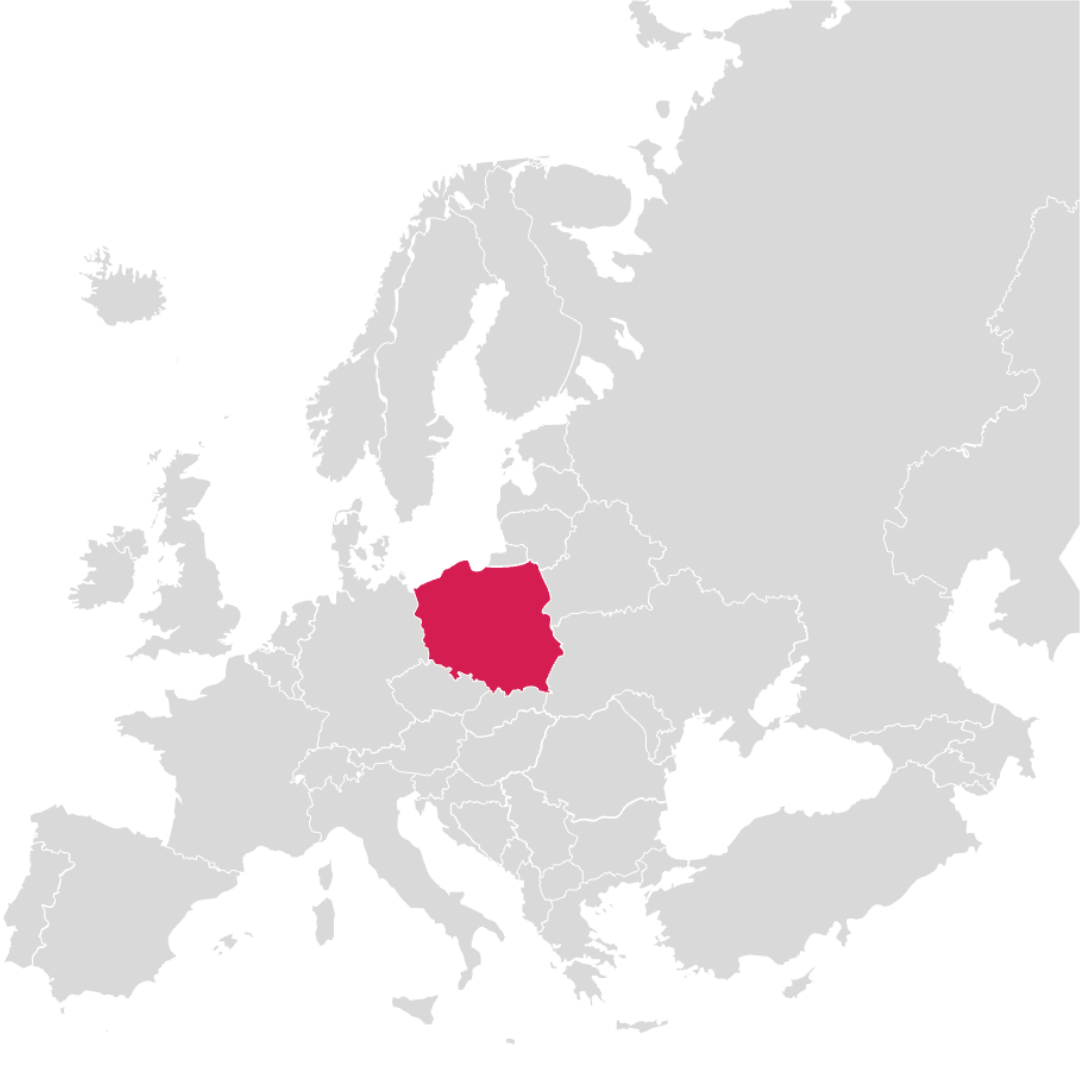 TGM case study map - Poland